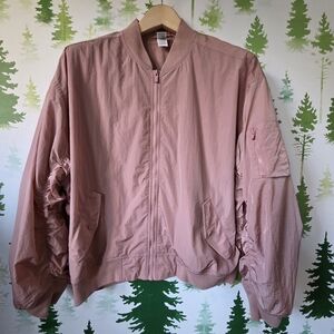 Pink Victoria's Secret Bomber Jacket